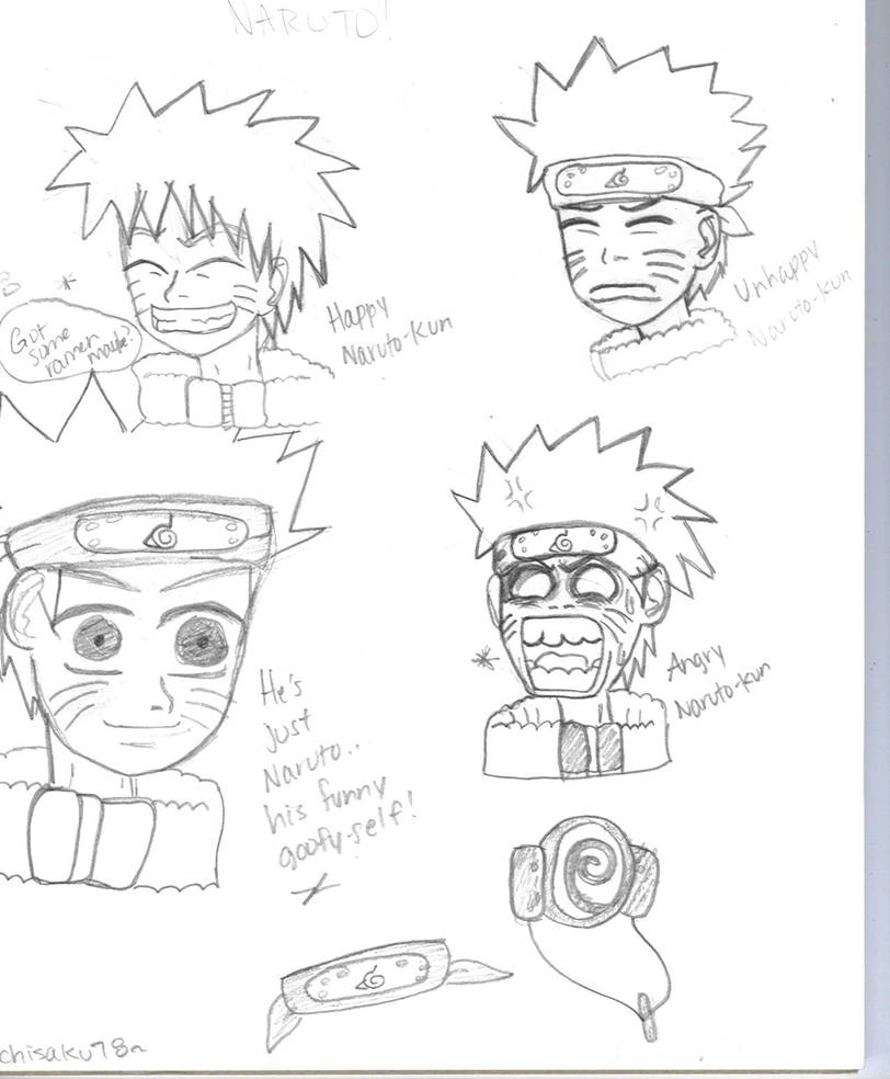 The many faces of Naruto by Nichisaku78 on DeviantArt