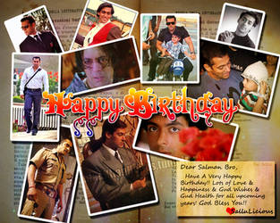 Happy 46th Birthday Salman Bro by SalluLicious