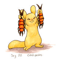 RW Art Month day 22: Centipedes