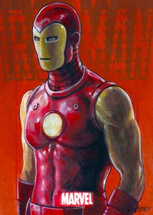 Iron Man marvel 70th card 46