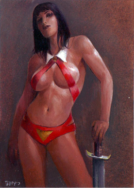 vampirella sketch card ap5