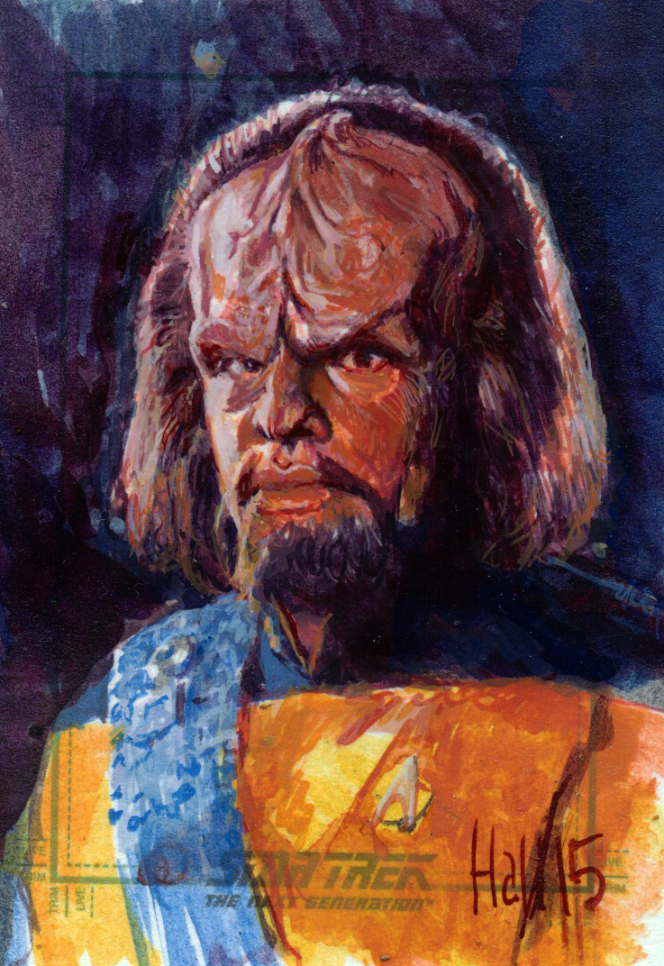 worf sketch card