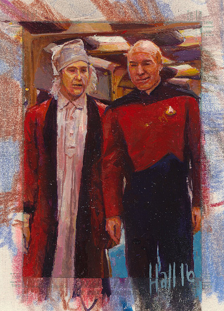 star trek tng 2 sketch card 7