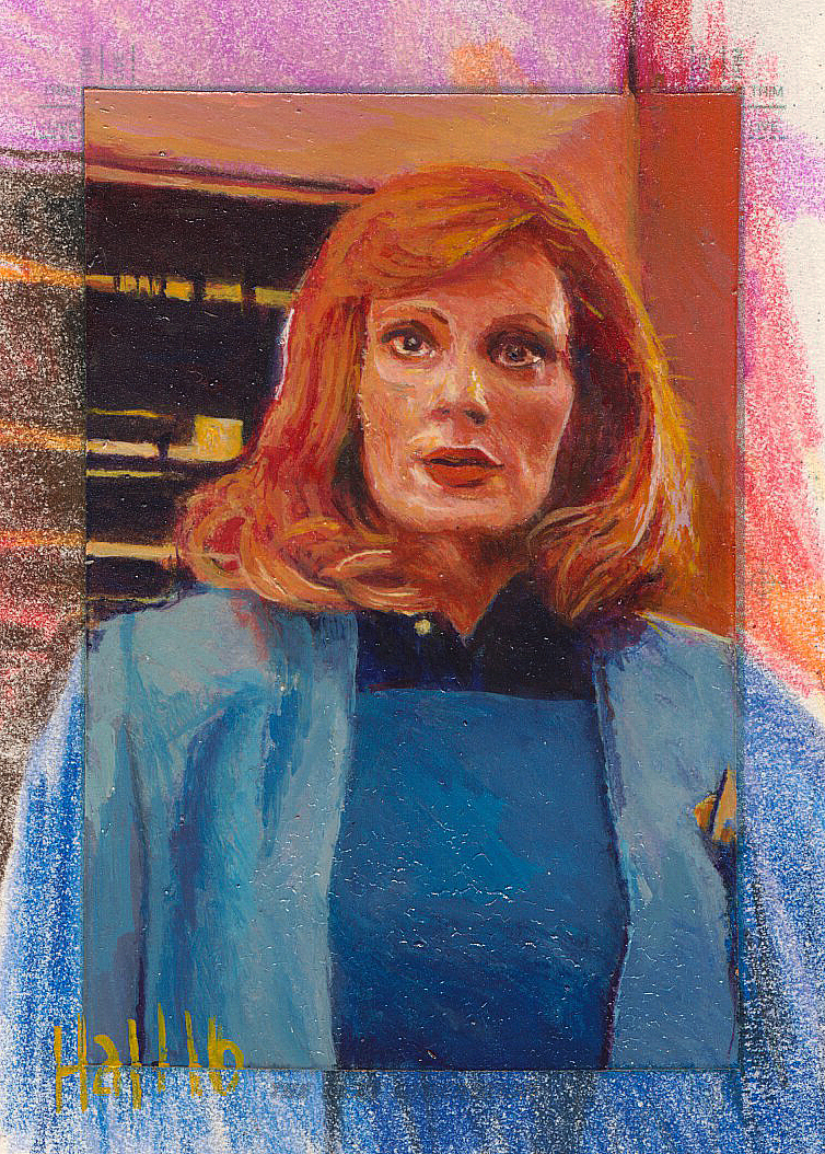 star trek tng 2 sketch card 8