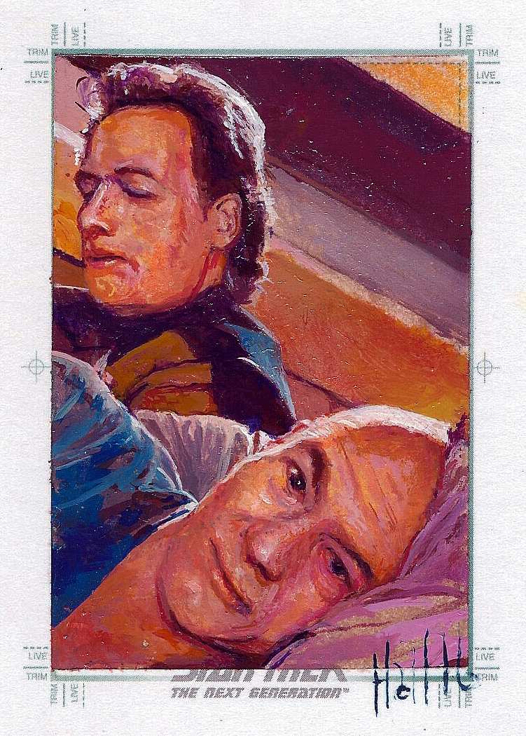 star trek tng 2 sketch card 16