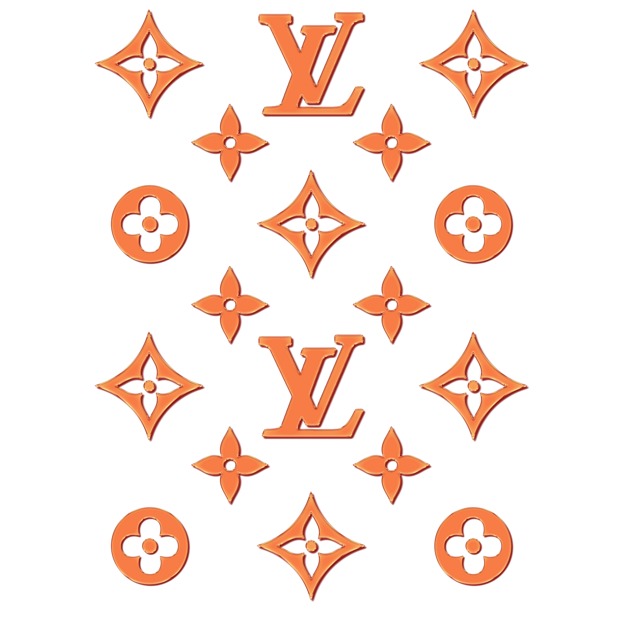 Louis Vuitton Dripping Logo Pattern | islamiyyat.com