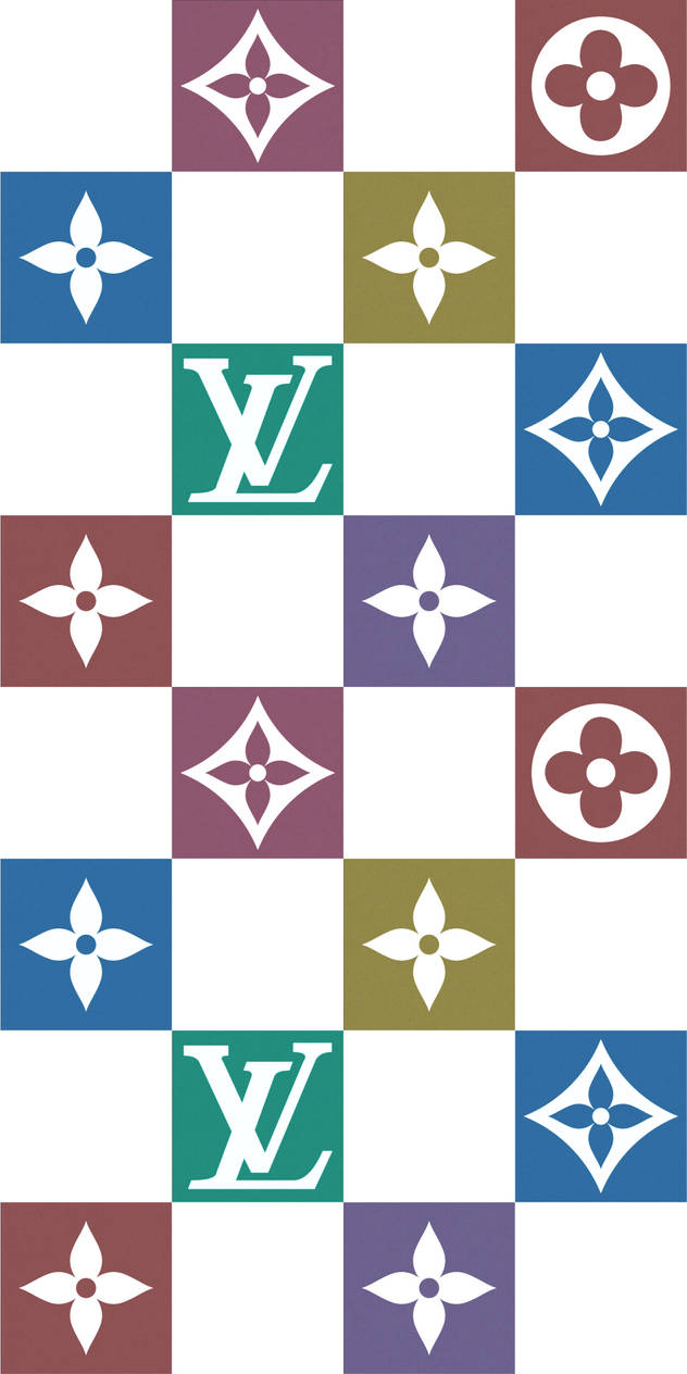 Share This Image - Louis Vuitton Multicolor Pattern, Full Size PNG  Download