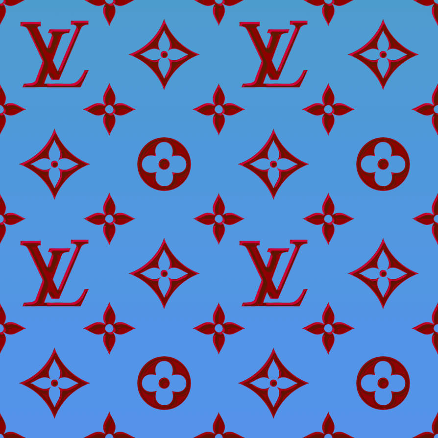 Louis Vuitton Wallpaper Blue