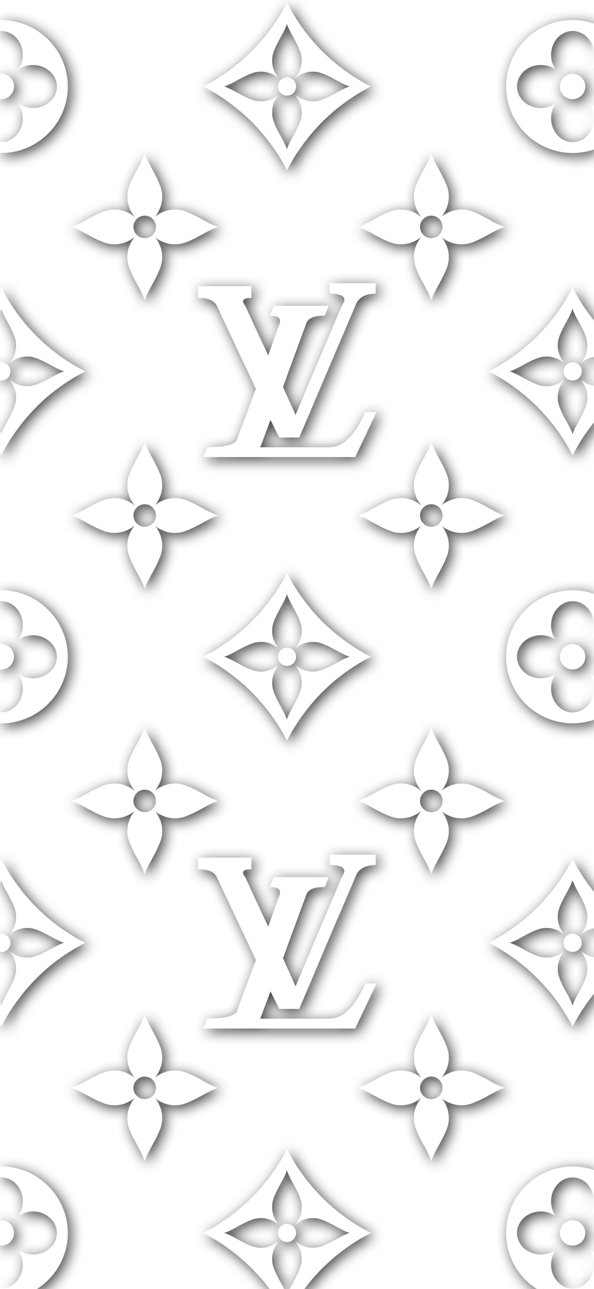 Lv Wallpaper White