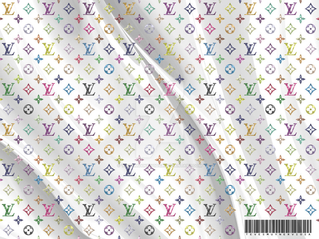Download Denim Supreme Louis Vuitton Fabric Wallpaper