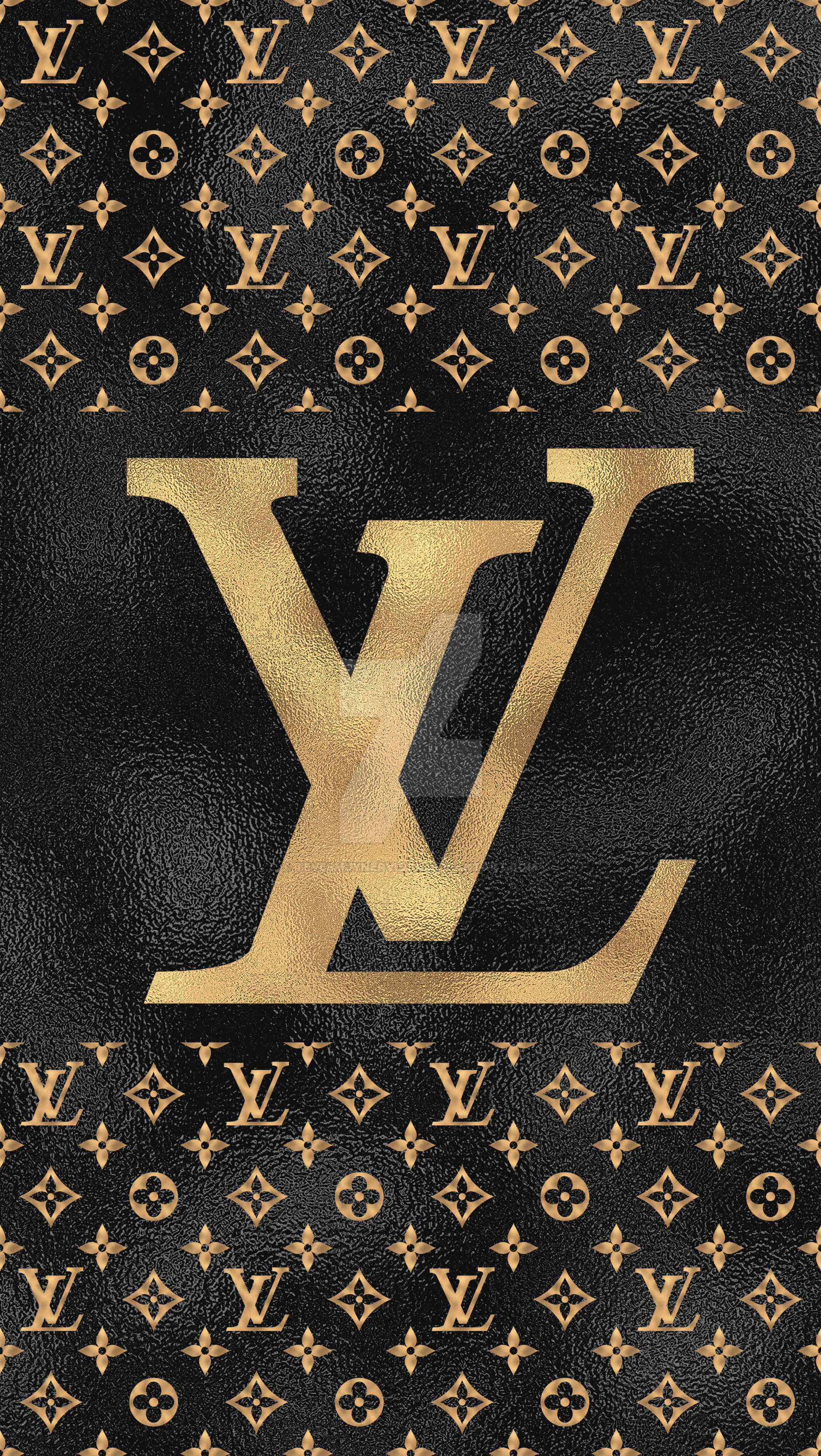 HQ Louis Vuitton Gold Foil Texture Wallpaper by TeVesMuyNerviosa on  DeviantArt
