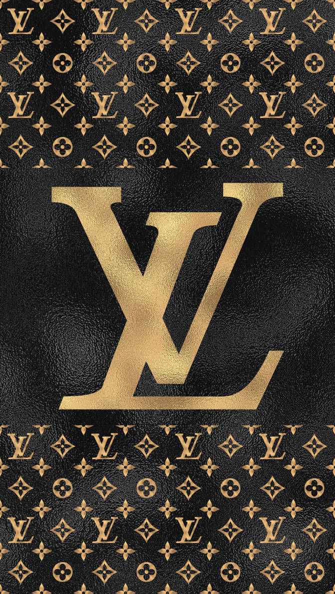 HQ Louis Vuitton Gold Foil Texture Wallpaper by TeVesMuyNerviosa on ...