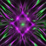 Create a neon background in purples pinks green bl