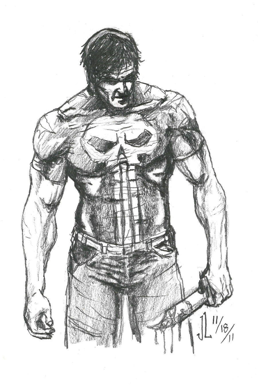 Punisher - NOV '11 Sketch a Day 18