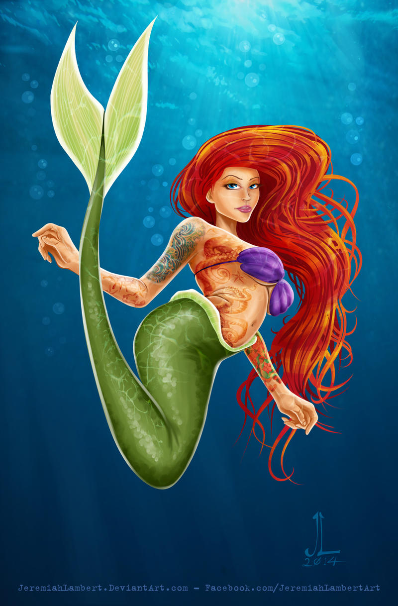 Ariel the Little Mermaid - Jan 2 '14 Art Jam