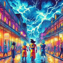 CORELINE: SAIYANS ON BOURBON STREET (A.I.)