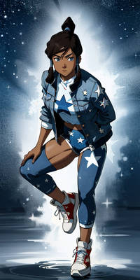 CORELINE: Korra Estrella, Star-Spangled Defender.