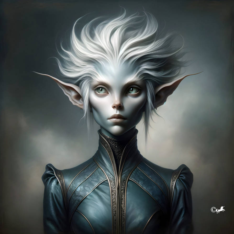 The Rarest Elf Enigmatic Elf in Stormy Skies by unicorngraphics on DeviantArt