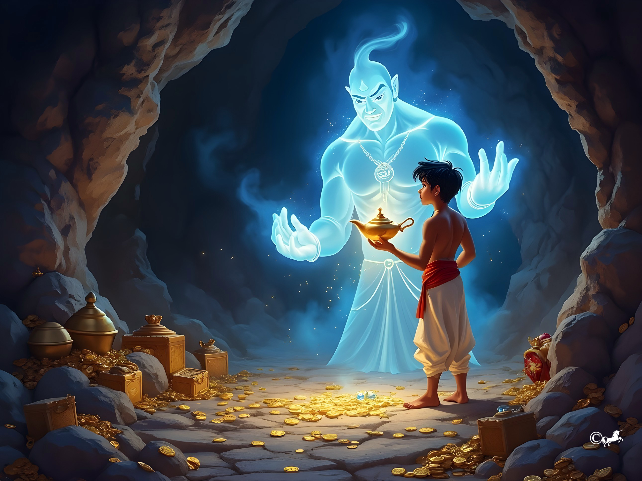 Magic Aladdin Aladdin and the Magic Lamp by unicorngraphics on DeviantArt