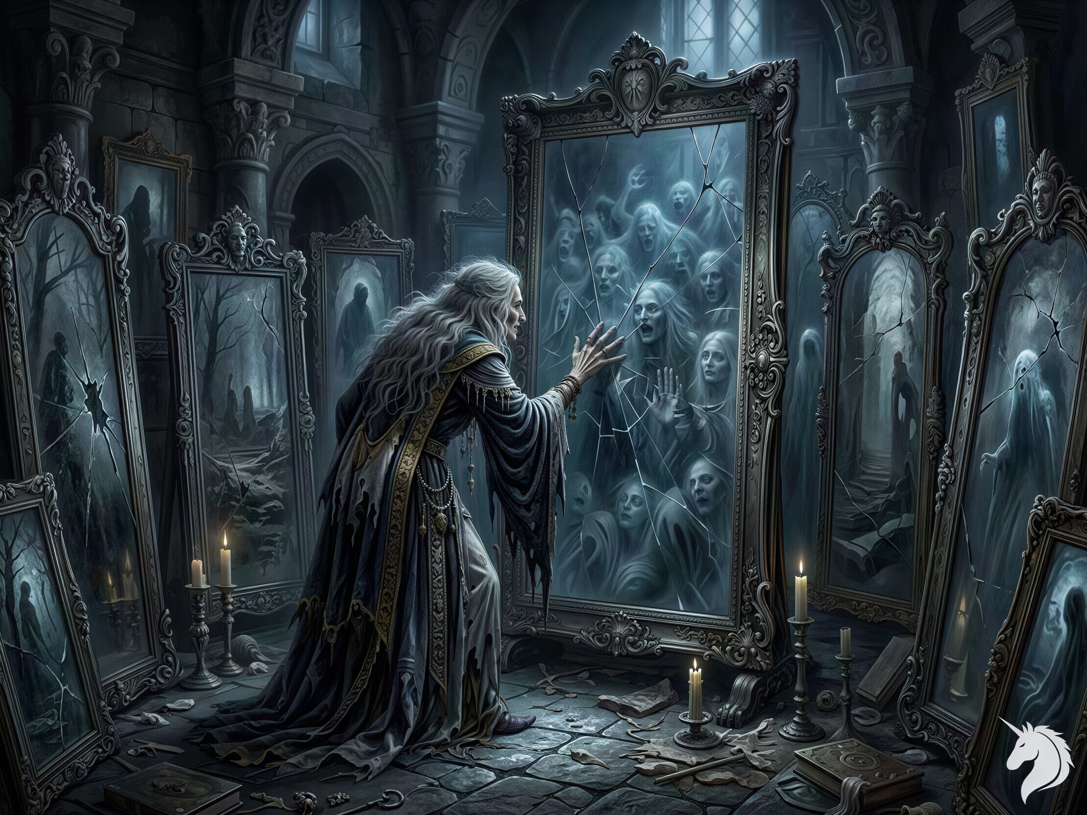 Hag Ritual Room The Mirror Hag of Silent Rooms by unicorngraphics on DeviantArt