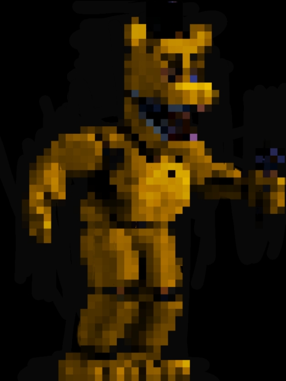 Pixel Golden Freddy By Joshpreonce On Deviantart Pixel Golden Freddy By Joshpreonce On Deviantart