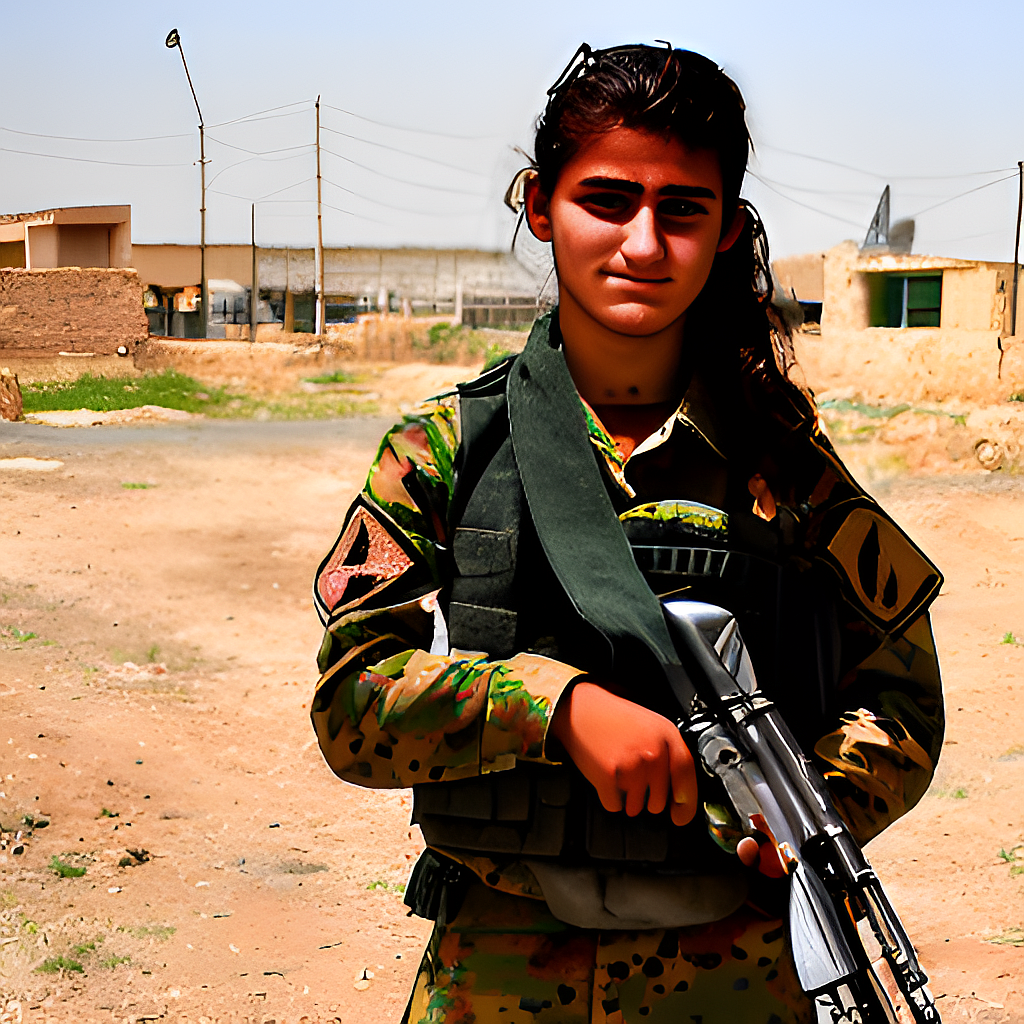 YPJ Fighter of Rojava, Northern Syria by PinkGarment on DeviantArt