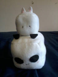 Panda Cube Plush (and Bunny Cube Plush)