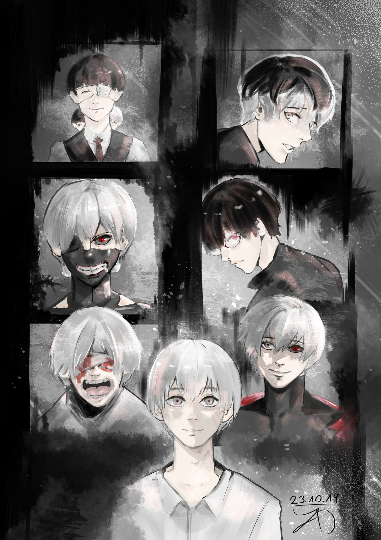 All Forms of Ken Kaneki by Datr0n on DeviantArt