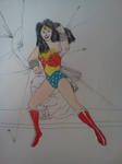 Wonder Woman-Request Drawing (beginning color) by dhbraley