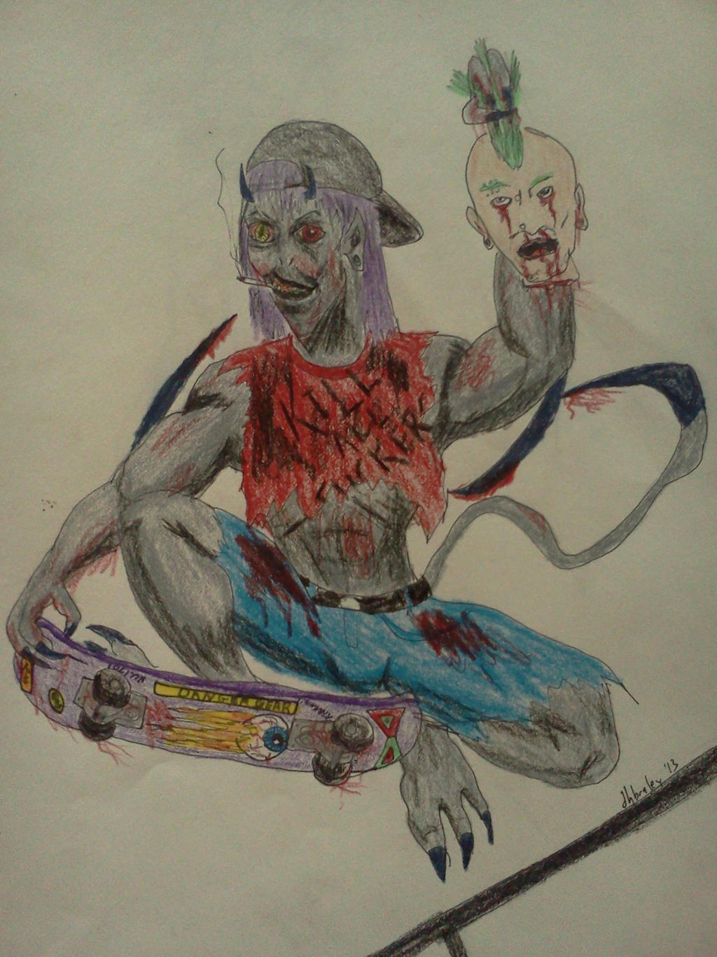 Skater Ghoul-an art trade