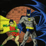 Batman and Robin by Norm Breyfogle (color  by me)