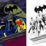 Classic Batman Trio Coloring Practice