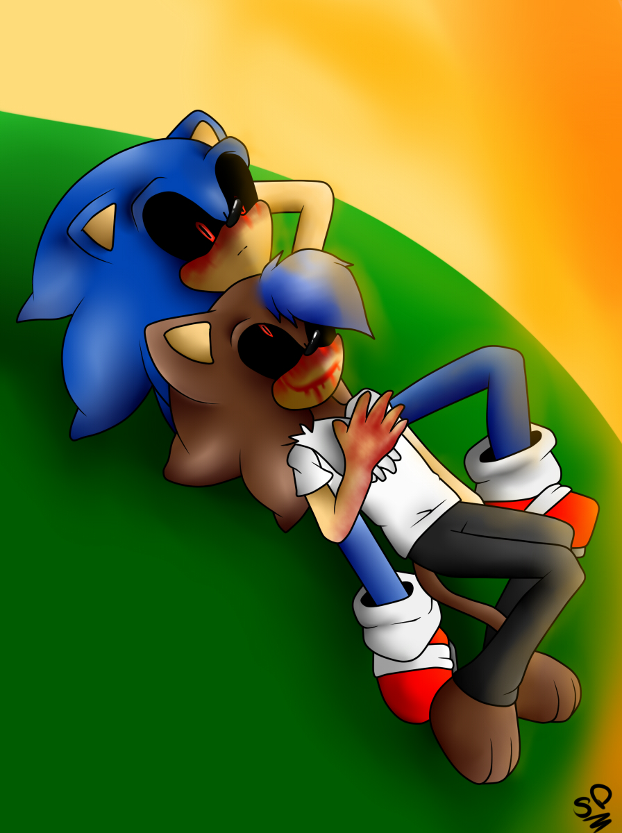 Sonic.EXE rewritten by AI by Joshua828282 on DeviantArt