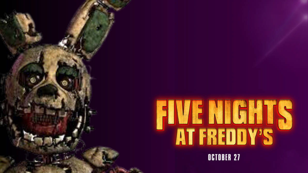 Springtrap Movie Springtrap FNaF Movie Poster by 7ChaosYT on DeviantArt