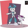 XJ9 AND MISTY,POSE