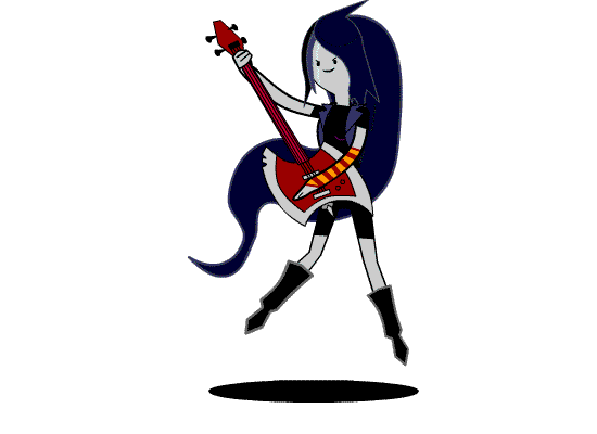 Marceline, the vampire rocker queen gif by CrimsonFace on DeviantArt