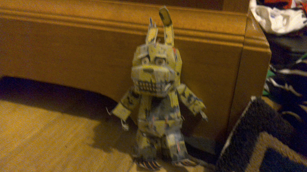 Springtrap papercraft by Adogopaper by JoltGametravel on DeviantArt