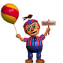 Balloon boy full body (thank you image)