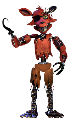 Imagem: Fnaf Withered Foxy Full Body