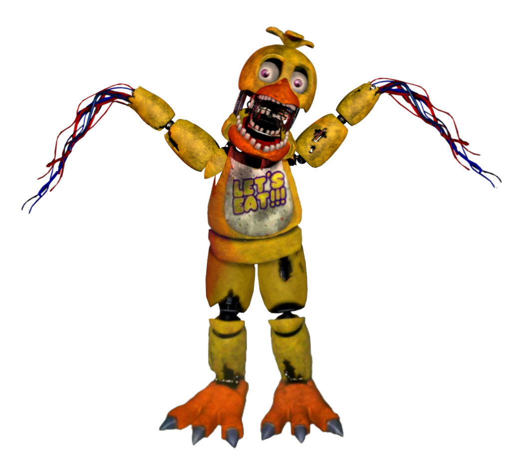 🥞! on Game Jolt: Withered Chica/ Dismantled Chica (FNaF 1)