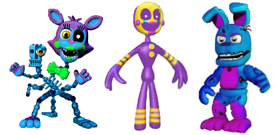 FNAF World: Blacklight Mode