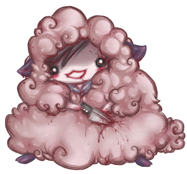 Jeff the Killer Sheep Chibi