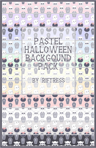 Pastel Halloween Background Pack