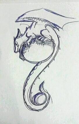 Sphere Dragon uncolored