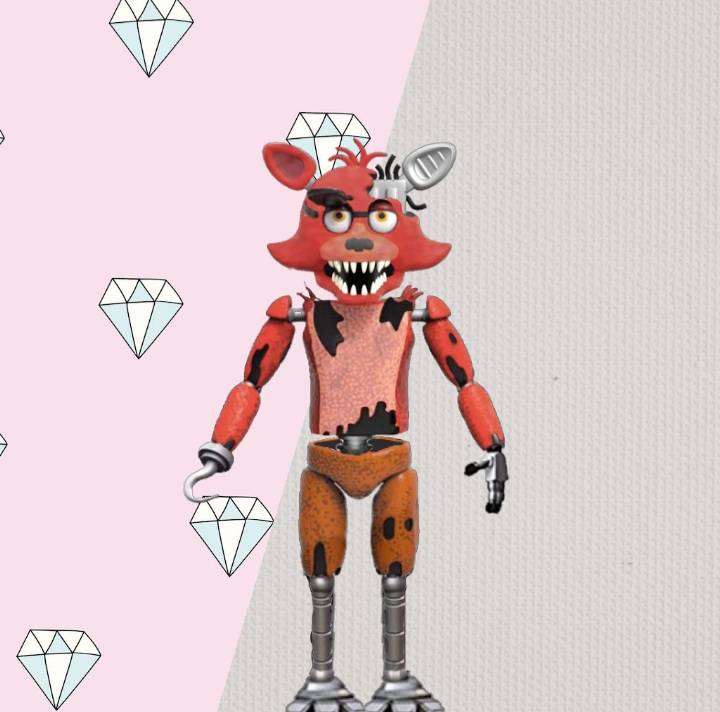 Withered Foxy Five Nights at Freddy's Character Art Hand -  Hong Kong