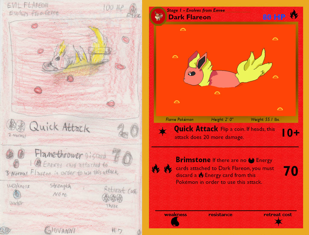 dark flareon pokemon card 136 Certified Rocket Gang JapanPopMart Japan Pop Mart discard 1 of those Energy cards and this attack does 30 damage plus 20 more damage Just starting collecting again but