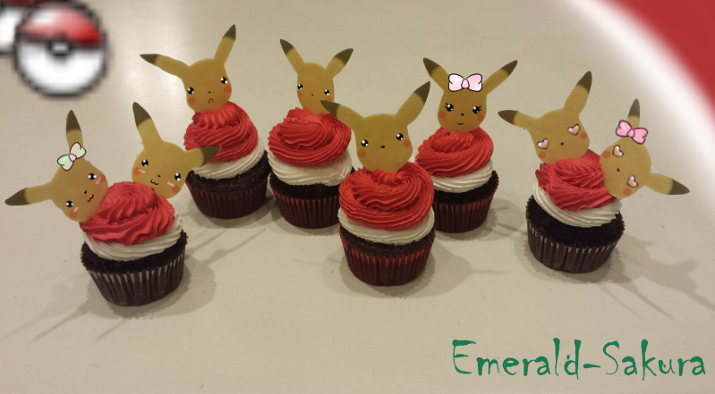 Pokemon Cupcakes Pikachu By Emerald Sakura On Deviantart