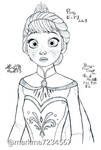 Elsa in coronation dress by markma7234567