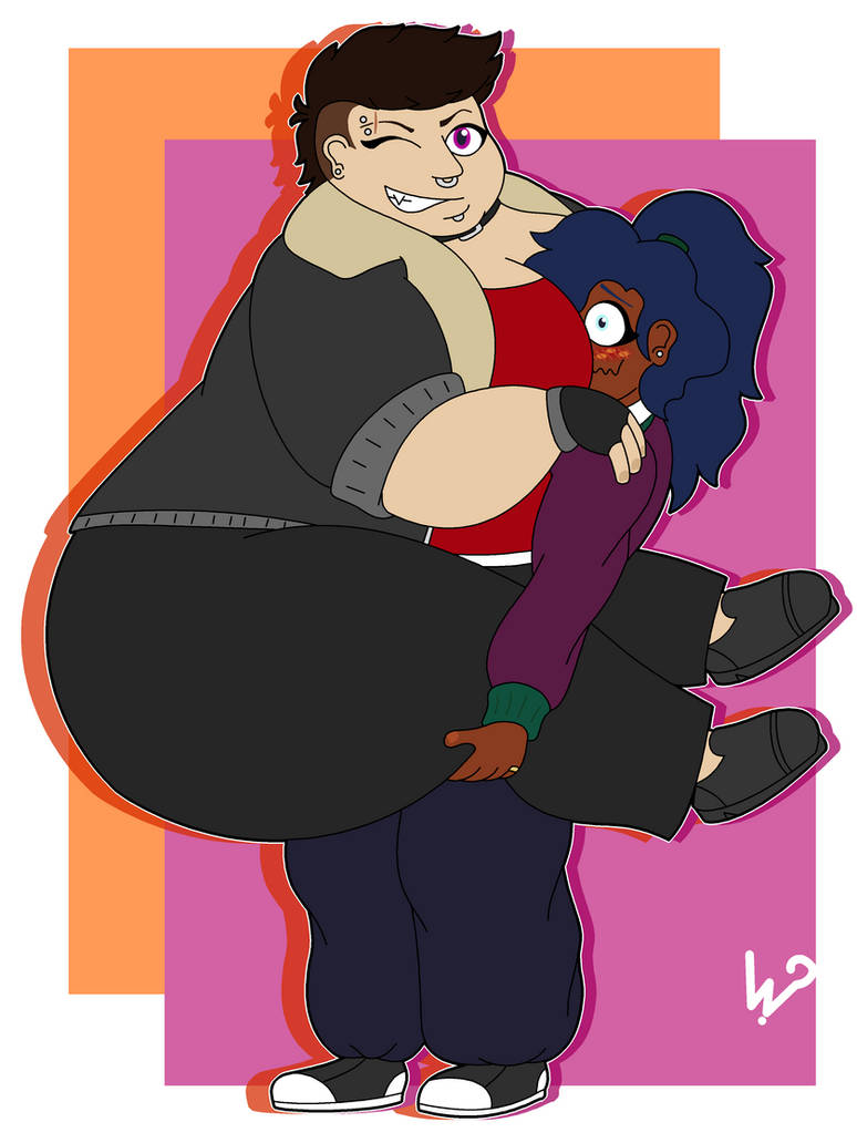 Big Less Small Lesbian, Big Lesbian by WhouldYouLookAtThat on DeviantArt