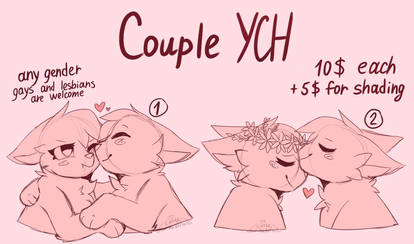 Valentine's day YCH Closed (PayPal/points)